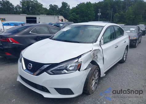 2019 Nissan Sentra Sv из США, поврежденный, VIN 3N1AB7AP9KY348085